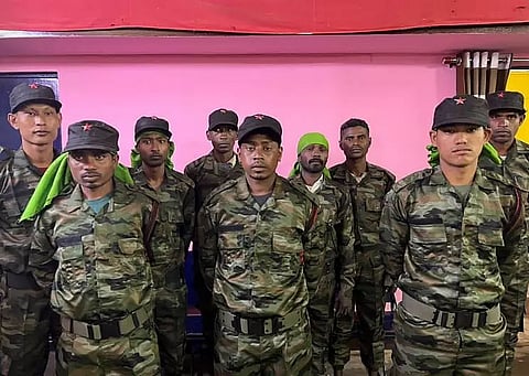 Nine APLA militants lay down arms in Karbi Anglong district