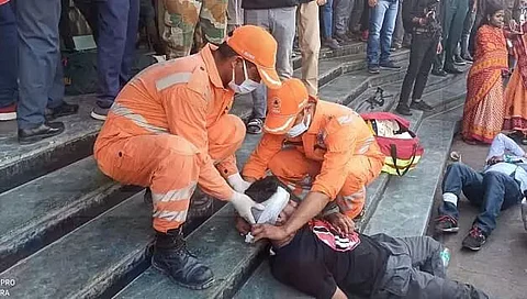 Cachar DDMA conducts mock drill on earthquake disaster