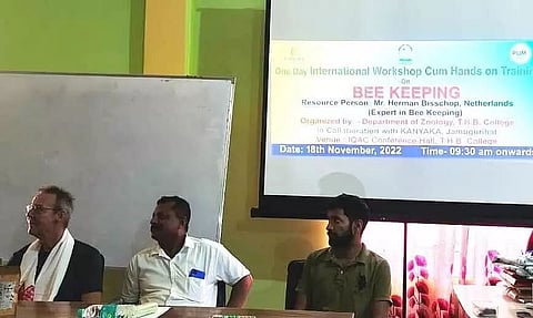 International workshop at Tyagbir Hem Baruah (THB) College in Jamurighat