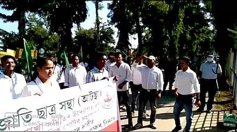 Massive protest against Hindustan Unilever Limited in Doomdooma