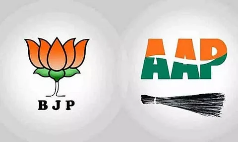 BJP launches new social media campaign against AAP, Yamraj in conversation with Chandragupt