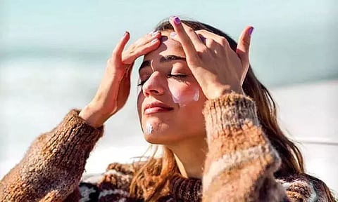 Winter skincare routine for uneven, dry skin