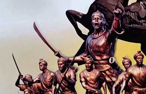 Freedom fighter Hari Prasad Mishra felicitated on the occasion of Lachit Divas