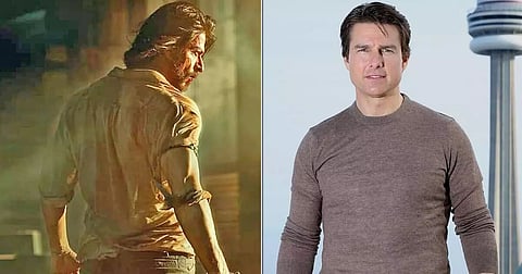 Bollywood superstar Shah Rukh Khan has a Tom Cruise connect in 'Pathaan'