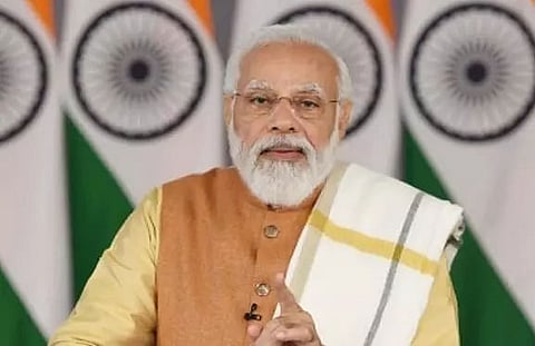 PM Narendra Modi terms India as the mother of democracy