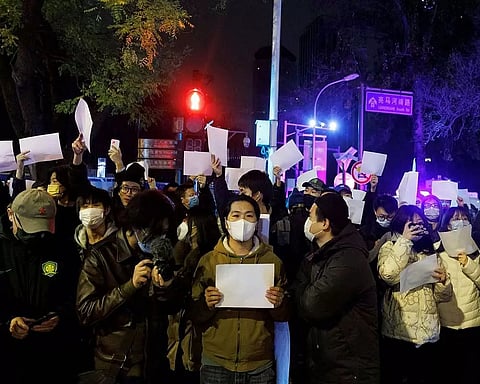 Protests against China's Zero Covid policy crop up in major cities