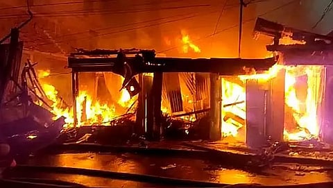 10 rooms gutted in fire in Guwahati city