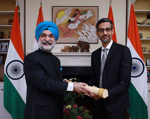 Google CEO Sundar Pichai Receives Padma Bhushan
