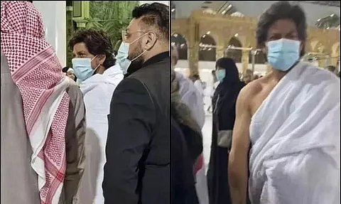 Bollywood superstar Shah Rukh Khan performs Umrah in Mecca