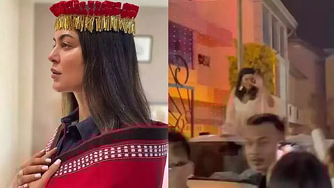 Manipur: Sushmita Sen Waves From Open Car, Fans Call Her "Living Goddess"