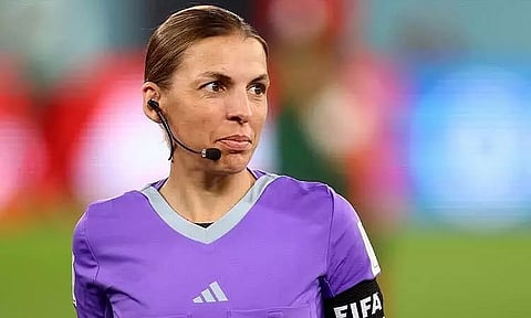 French referee Frappart enters record books