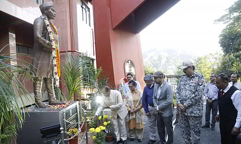 Assam Governor Prof. Jagdish Mukhi pays tribute to Dr Rajendra Prasad at Raj Bhavan