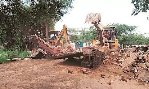 Evicting encroachers from xatra land