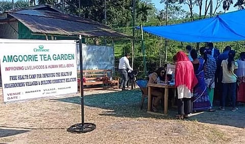 Free health camp held at Wamaken village of Nagaland