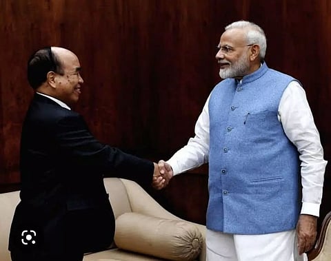 Mizoram CM Zoramthanga Meets PM Narendra Modi To Discuss Issues Of The State