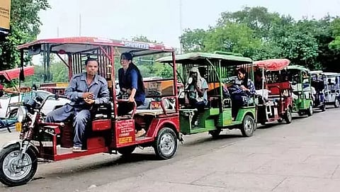 Rickshaw pullers of Guwahati oppose ban on use of motors