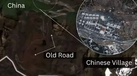 'Satellite images show China has built villages, road near Arunachal border'