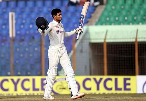 India set Bangladesh daunting target after Shubman Gill, Cheteshwar Pujara tons