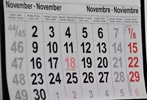 Calendars in the age of mobile phones have no takers