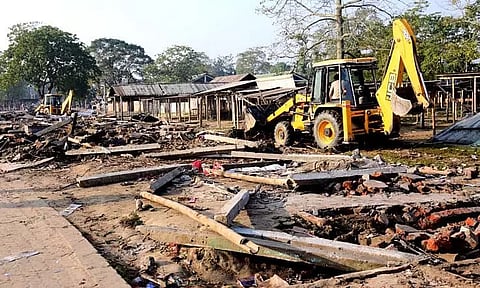 Massive eviction drive carried out against illegal encroachment in Nagaon