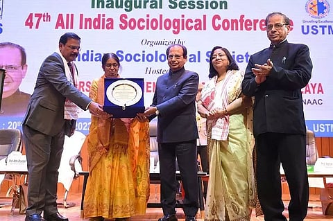 Assam Governor attends 47th All India Sociological Conference at USTM