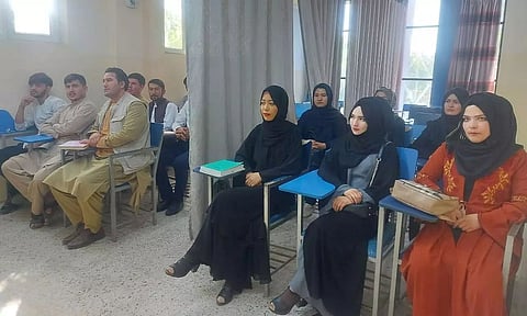 Male students in Afghanistan boycott classes over suspension of higher education for women