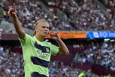 Erling Haaland scores twice as Manchester City cruise past Leeds