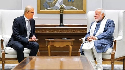 Satya Nadella meets PM, discusses how India Stack can transform world