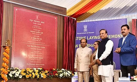 Governor Prof. Jagdish Mukhi lays foundation stone for New Raj Bhawan