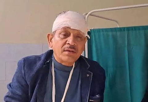 Mahendra Hazarika Injured in a Road Accident