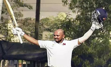 Prithvi Shaw smashes second highest score in Ranji Trophy history