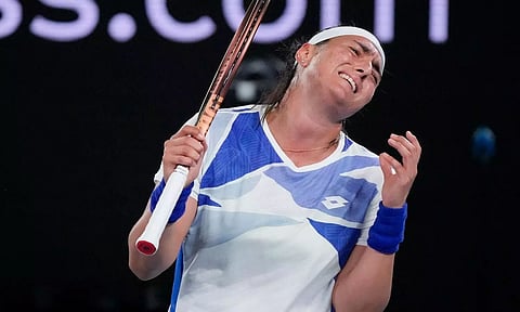 Second seed Jabeur crashes out of Australian open after loss against Vondrousova