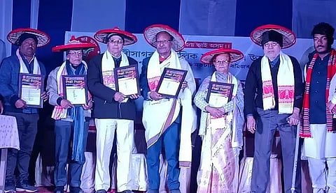 Silpi Divas: Artistes, social workers felicitated at Gaurisagar Matiabat Tini Ali