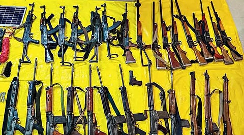 Assam: 46 Surrendering Tribal Insurgents Put Down Weapons Following Peace Accord