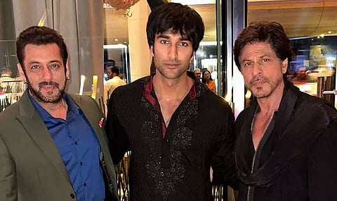 Bollywood superstar SRK poses with Salman, Meezaan Jafri shares picture