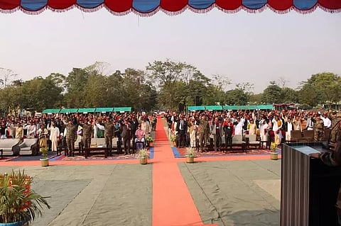 Ex-servicemen rally organized at Misa in Nagaon district