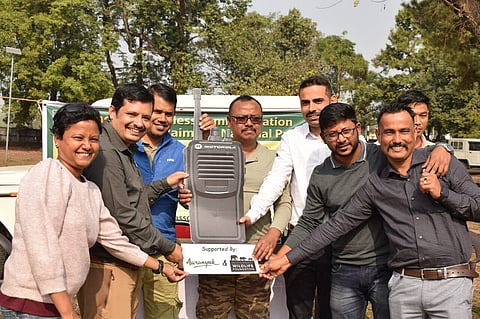 Raimona National Park receives high-tech wireless communication devices