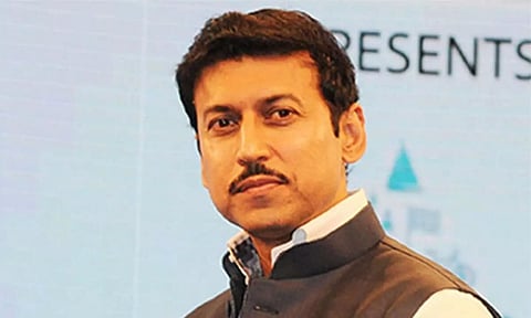 Congress leader Rahul Gandhi must thank PM for hoisting Tricolour at Lal Chowk: Minister Rajyavardhan Rathore