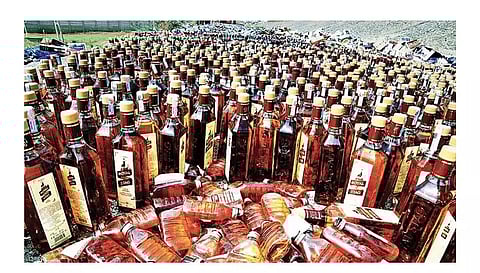 Tripura : Excise Department Recovers Illegal Drink Worth Lakhs
