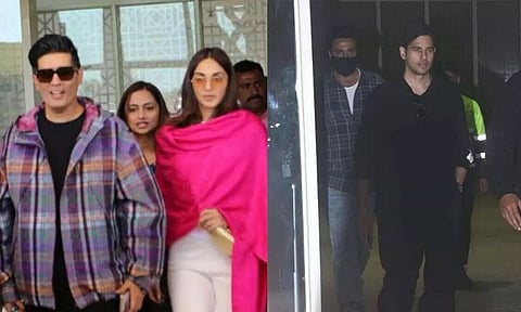 Bollywood couple Kiara and Siddharth arrive in Jaisalmer for their wedding