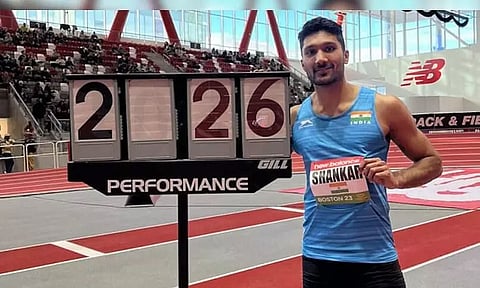 India's Tejaswin Shankar beats Ex-world champion to win high jump title