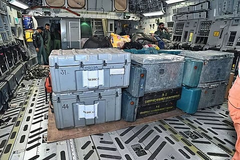 First Batch of Relief Materials from India Reaches Turkey