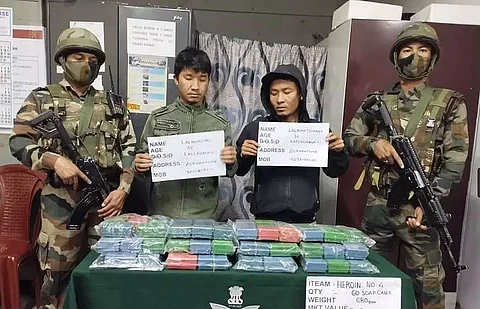 Assam Rifles recovered Heroin worth Rs 3.40 Crore in Aizawl