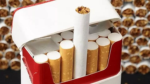 Foreign cigarettes recovered at Zotlang village, Mizoram