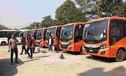 Assam Vigilance team conducts surprise check on CNG buses