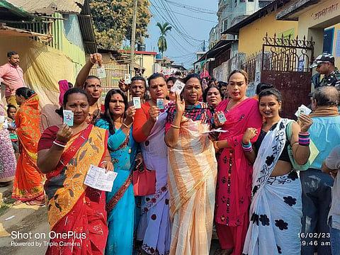 Votings Flag Off for Tripura Assembly Polls