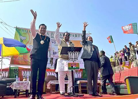 Central Ministers Campaign for BJP in Nagaland