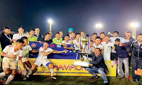 11 Star Bongaigaon FC win Jintu Gogoi Vir Chakra Memorial Football Tournament Trophy