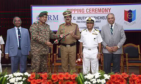 SRMIST’s VC conferred with Honorary Colonel Rank