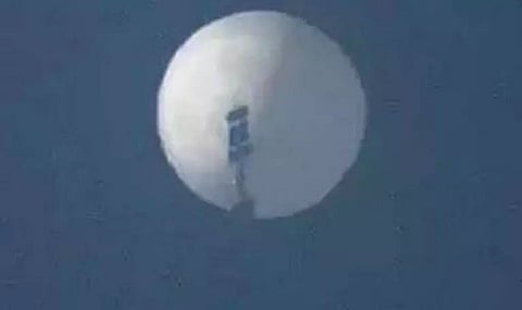 Indian forces had witnessed balloon-type objects over Andamans